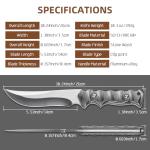 12-Inch Tactical Survival Knife with Sheath