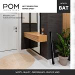 POM 30" Beech Wood Bat for Self Defense