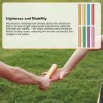 Lightweight Aluminum Alloy Relay Batons - 8 Pack