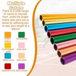 Lightweight Aluminum Alloy Relay Batons - 8 Pack