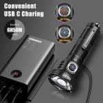 USB Rechargeable Tactical Flashlight for Home Safety