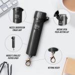 Compact Police Strength Pepper Spray with Keychain