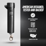 Compact Police Strength Pepper Spray with Keychain