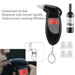 Portable Electronic Breathalyzer with 5 Mouthpieces