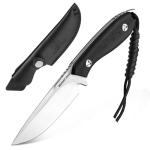 Mossy Oak Fixed Blade Knife with Leather Sheath