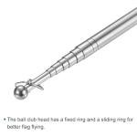 Telescopic Handheld Flagpoles - 2 Pack, Green