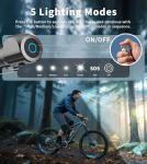 TONEOF Mini Rechargeable LED Flashlight - 4000 Lumens