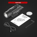 Tactical Flashlight with Green Beam for Rifles