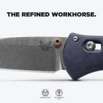 Benchmade Mini Barrage 585 EDC Knife - Blue Handle