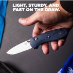 Benchmade Mini Barrage 585 EDC Knife - Blue Handle