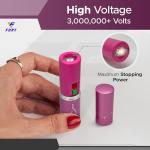 FuryUSA Pink Lipstick Stun Gun with Flashlight