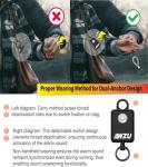 Upgraded Personal Safety Alarm with Recording and 130 dB Siren