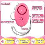 76 Pcs Personal Alarm Keychain Set - 130DB Safety Alert