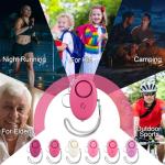 76 Pcs Personal Alarm Keychain Set - 130DB Safety Alert