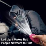 76 Pcs Personal Alarm Keychain Set - 130DB Safety Alert