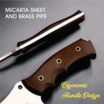 Handmade 11” Tracker Knife with G10 Handle