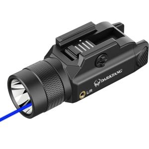 Tactical Flashlight and Blue Laser Combo 1500 Lumen