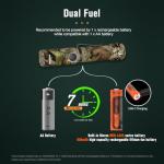 NICRON B74plus Magnetic Rechargeable Flashlight, 700 Lumen