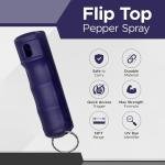 FURY Police Strength Fliptop Pepper Spray - Purple