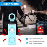 AMIR 130 dB Personal Safety Alarm Keychain