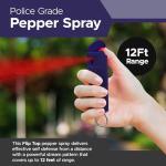 FURY Police Strength Fliptop Pepper Spray - Purple