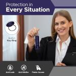 FURY Police Strength Fliptop Pepper Spray - Purple