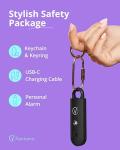 Vantamo Rechargeable Personal Alarm with Strobe Light