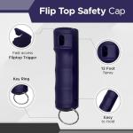 FURY Police Strength Fliptop Pepper Spray - Purple