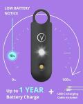 Vantamo Rechargeable Personal Alarm with Strobe Light