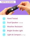 Vantamo Rechargeable Personal Alarm with Strobe Light