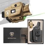 WARRIORLAND 800-Lumen Laser Light & Holster Set