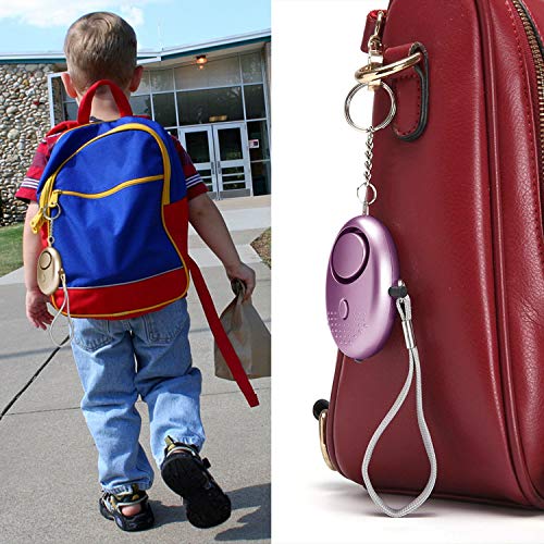 Personal Alarm for Women, 5 Pack 140DB Emergency Self-Defense Security Alarm Keychain with LED Light for Women Kids and Elders