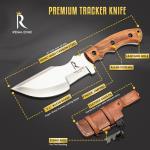 10” Fixed Blade Hunting Knife with Fire Starter