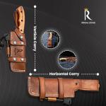 10” Fixed Blade Hunting Knife with Fire Starter