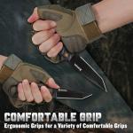 Tanto Fixed Blade Knife with Sheath - D2 Steel
