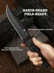 Wilora Bowie Knife with Fire Starter and Sheath