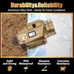 Warriorland 800 Lumens Rail Mounted Pistol Light