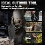 Tanto Fixed Blade Knife with Sheath - D2 Steel