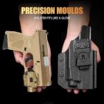 WARRIORLAND 800-Lumen Laser Light & Holster Set