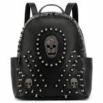 Gothic Skull Backpack Purse for Women
