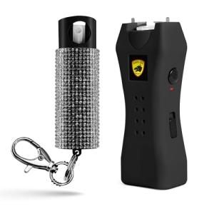 Rechargeable Pepper Spray and Stun Gun Keychain
