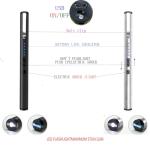 Powerful Stun Guns for Women's Safety - Black/Silver