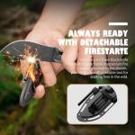 Survival Knife with Fire Starter - Tactical EDC