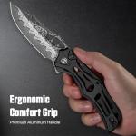 CIVIVI Biophase Tactical Folding Knife - Damascus Blade