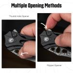 CIVIVI Biophase Tactical Folding Knife - Damascus Blade