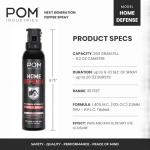 Maximum Strength POM Pepper Spray with Grip