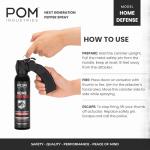 Maximum Strength POM Pepper Spray with Grip