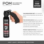 Maximum Strength POM Pepper Spray with Grip