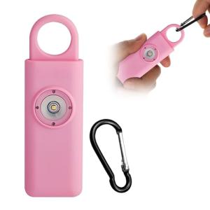 Compact Self-Defense Siren with Strobe Light