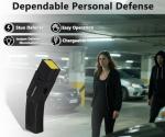 Compact Stun Gun with Flashlight & 16.5-Foot Range